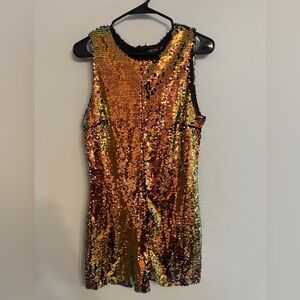 NastyGal Sequin Sleeveless Romper